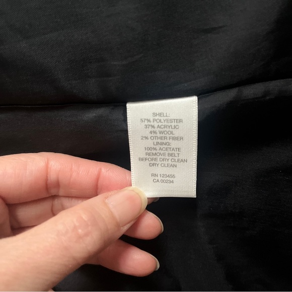 Lord & Taylor Black Textured Strapless Fit & Flare Pocket Dress Sz XS - Picture 4 of 8